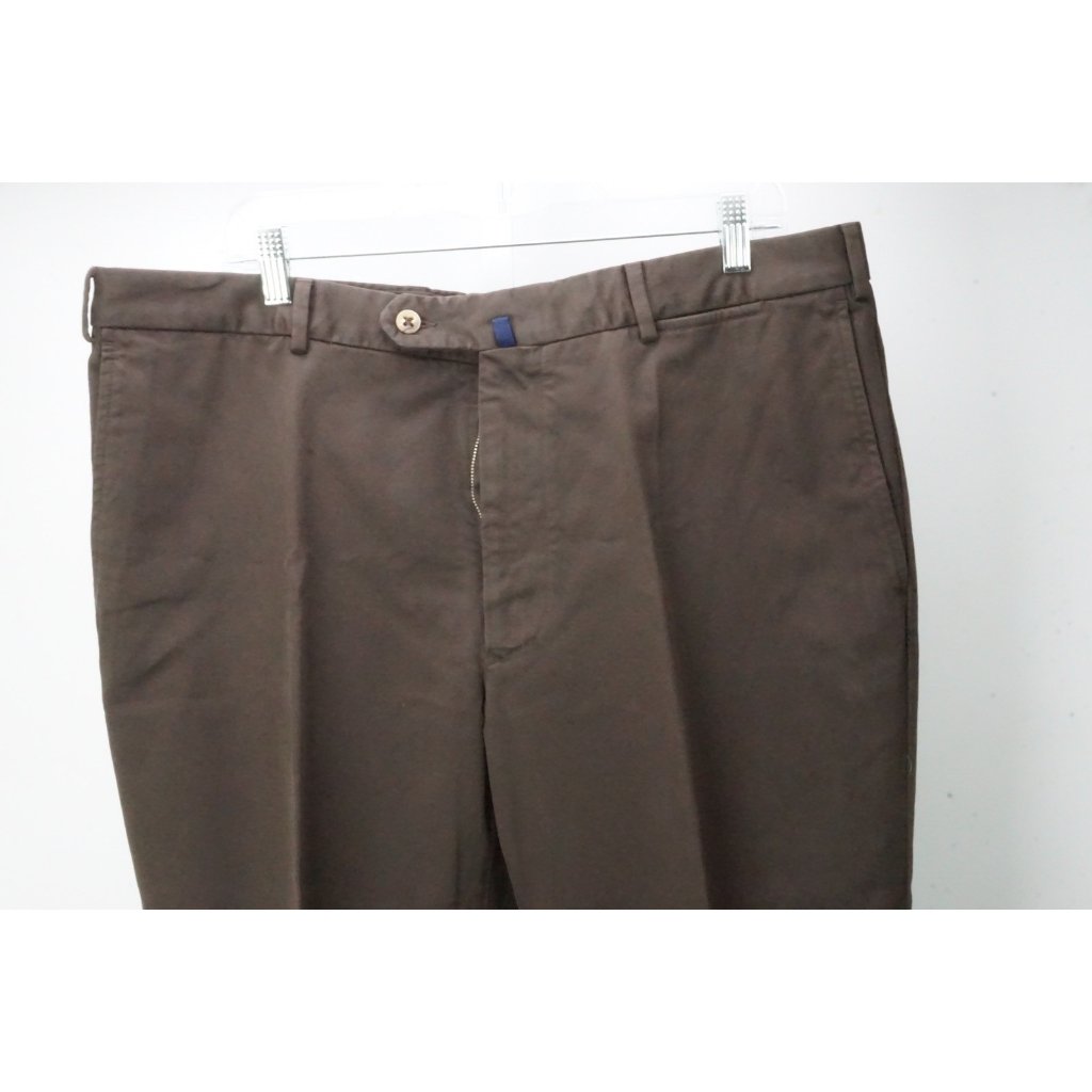 Incotex Brown 100 Cotton Chino Pants Trousers 58 Eu Brand New